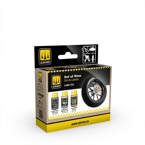 Przejdź do produktu Ammo Mig 7523 - Zestaw farb Cobra Motor Set of Rims