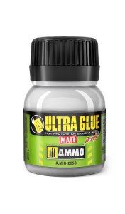 Ammo Mig 2058 - Ultra Glue Matt - klej przeźroczysty matowy 40 ml