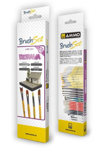 Przejdź do produktu Ammo Mig 7613 - Zestaw pędzli do dioram