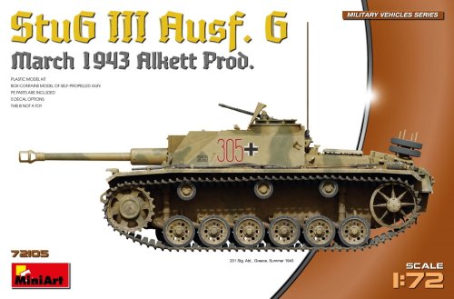Przejdź do produktu Miniart 72105 - 1:72 StuG III Ausf. G March 1943 Alkett Prod