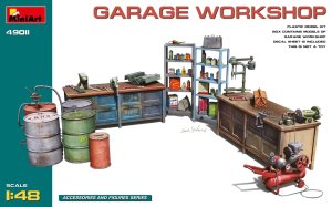 Miniart 49011 - 1:48 Garage Workshop