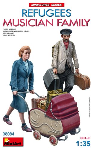 Przejdź do produktu Miniart 38084 - 1:35 Refugees Musician Family
