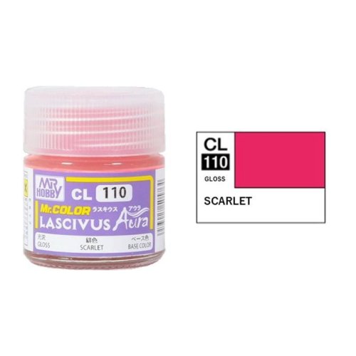 Przejdź do produktu Mr.Hobby CL110 - Farba Lascivus Aura Scarlet 10 ml