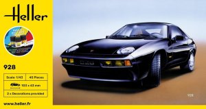 Heller 56149 - 1:43 Porsche 928 model z farbami