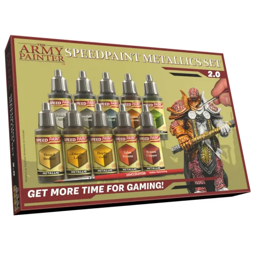 Przejdź do produktu The Army Painter WP8062 - Zestaw 10 akrylowych farb metalicznych Speedpaint 2.0