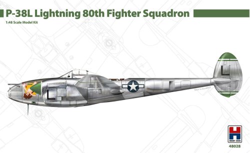 Przejdź do produktu Hobby 2000 48028 - 1:48 P-38L Lightning 80th Fighter Squadron