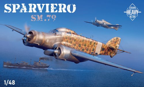 Przejdź do produktu Eduard 11179 - 1:48 Sparviero SM.79 Heavy Retro Limited Edition