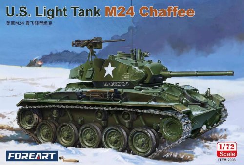 Przejdź do produktu Fore Art 2003 - 1:72 US Light Tank M24 Chaffee