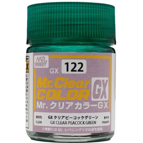 Przejdź do produktu Mr.Hobby GX122 - Farba Clear Peacock Green 18 ml