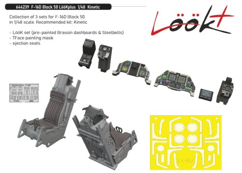 Przejdź do produktu Eduard 644239 - 1:48 F-16D Block 50 LööKplus