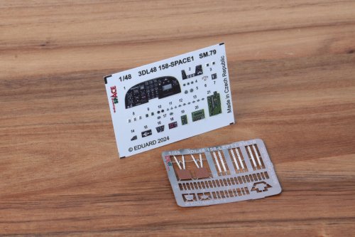 Przejdź do produktu Eduard 3DL48158 - 1:48 SM.79 Space 3D Decals + PE