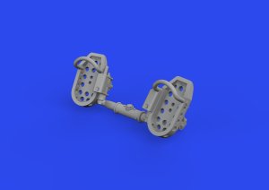 Eduard 672320 - 1:72 Bf 109E rudder pedals late Print 3D