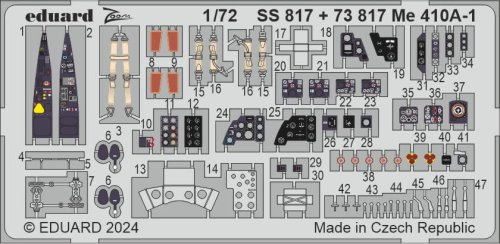Przejdź do produktu Eduard SS817 - 1:72 Me 410A-1