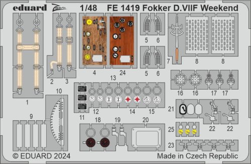 Przejdź do produktu Eduard FE1419 - 1:48 Fokker D.VIIF Weekend
