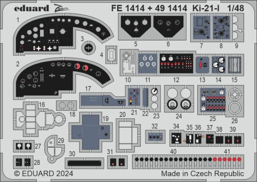Przejdź do produktu Eduard FE1414 - 1:48 Ki-21-I
