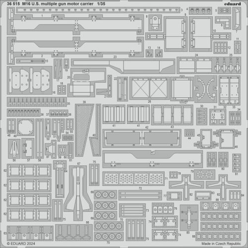 Przejdź do produktu Eduard 36515 - 1:35 M16 U.S. multiple gun motor carrier