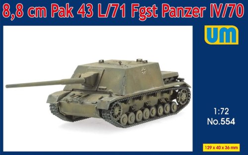 Przejdź do produktu Unimodels 554 - 1:72 8,8 cm Pak 43 L/71 Fgst Panzer IV/70