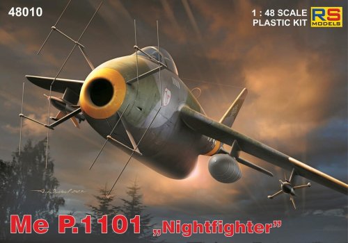 Przejdź do produktu Rs Models 48010 - 1:48 Messerschmitt Me P.1101 Nightfighter