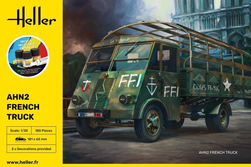 Przejdź do produktu Heller 35324 - 1:35 AHN2 French Truck model z farbami