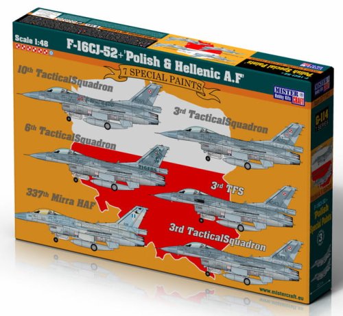 Przejdź do produktu Mistercraft G114 - 1:48 F-16CJ-52+ Polish & Hellenic AF