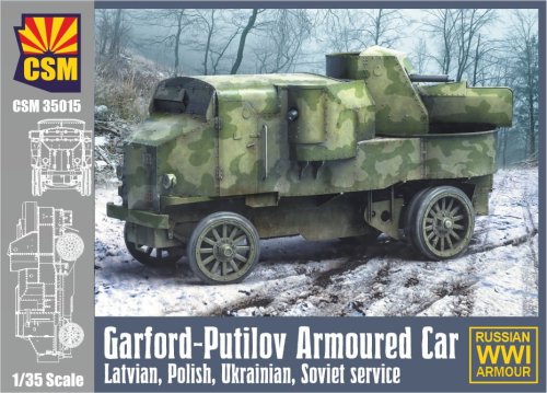 Przejdź do produktu Copper State Models CSM 35015 - 1:35 Garford-Putilov Armoured Car - Latvian, Polish, Ukrainian, Soviet service