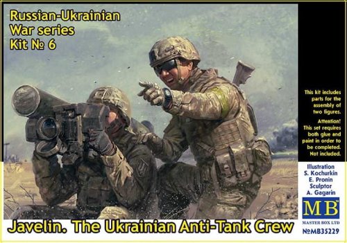 Przejdź do produktu Master Box 35229 - 1:35 Russian-Ukrainian War Series Kit No 6. Javelin. The Ukrainian Anti-Tank Crew