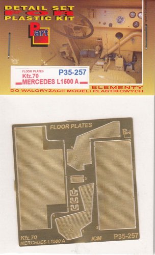 Przejdź do produktu PART P35257 - 1:35 Kfz.70 Mercedes L1500A - Floor Plates
