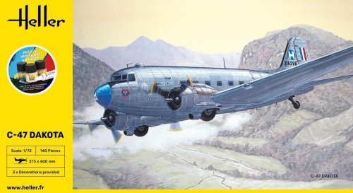 Przejdź do produktu Heller 35372 - 1:72 C-47 Dakota model z farbami