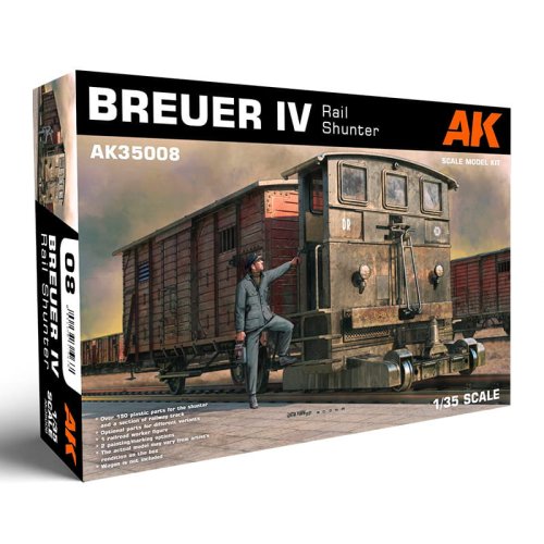 Przejdź do produktu AK Interactive 35008 - 1:35 Breuer IV Rail Shunter