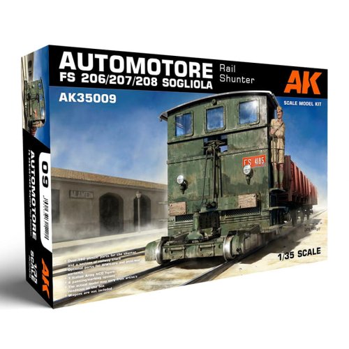 Przejdź do produktu AK Interactive 35009 - 1:35 Automotore FS 206/207/208 Sogliola Rail Shunter