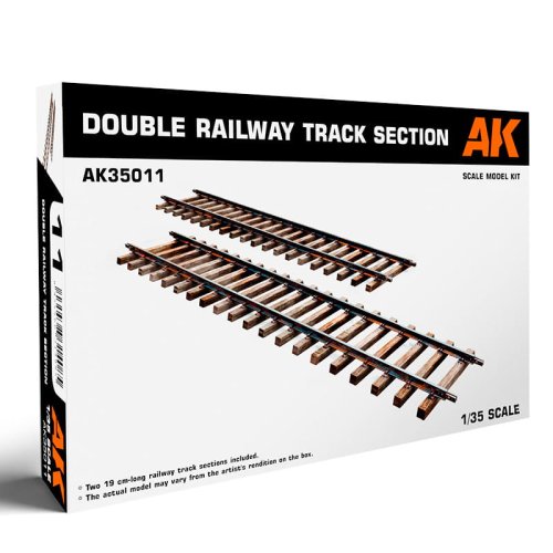 Przejdź do produktu AK Interactive 35011 - 1:35 Double Railway Track Section