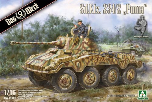 Przejdź do produktu Das Werk DW16006 - 1:16 Sd.Kfz. 234/2 Puma
