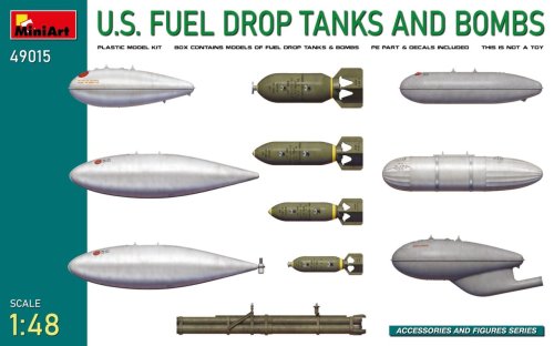 Przejdź do produktu Miniart 49015 - 1:48 U.S. Fuel Drop Tanks and Bombs