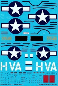 Techmod 24023 - 1:24 P-47D Thunderbolt