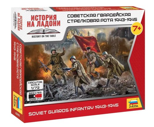 Przejdź do produktu Zvezda 6293 - 1:72 Soviet Guards Infantry