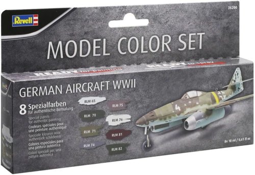 Przejdź do produktu Revell 36200 - Zestaw farb akrylowych German Aircraft WWII 8 x 18 ml