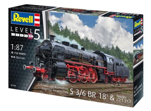 Przejdź do produktu Revell 02168 - 1:87 S3/6 BR18 Express Locomotive with Tender