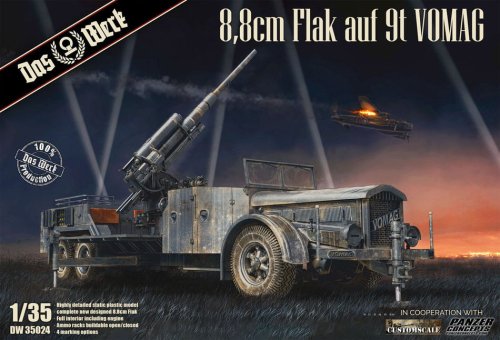 Przejdź do produktu Das Werk DW35024 - 1:35 8,8 cm Flak auf 9t Vomag
