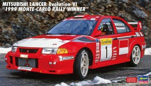Hasegawa 20666 - 1:24 Mitsubishi Lancer Evolution VI 1999 Monte-Carlo Winner