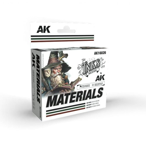Przejdź do produktu AK Interactive 16026 - Zestaw tuszy do cieniowania Materials Inks