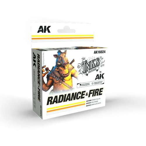 Przejdź do produktu AK Interactive 16024 - Zestaw tuszy do cieniowania Radiance & Fire Inks