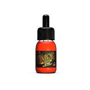 AK Interactive 16009 - Tusz do cieniowania Blood Scarlet Ink 30 ml