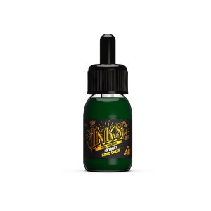 AK Interactive 16007 - Tusz do cieniowania Camo Green Ink 30 ml