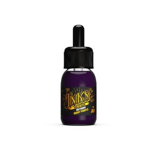 AK Interactive 16004 - Tusz do cieniowania Night Purple Ink 30 ml