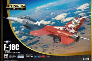 Kinetic 48146 - 1:48 F-16C Texas ANG The Lonestar Gunfighters