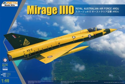 Przejdź do produktu Kinetic 48145 - 1:48 Mirage IIIO Royal Australian Air Force ARDU