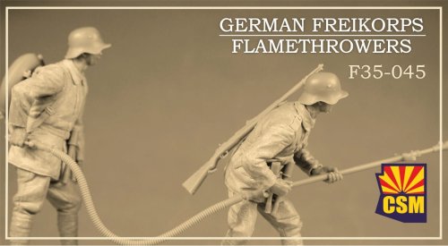 Przejdź do produktu Copper State Models CSM F35045 - 1:35 German Freikorps Flamethrowers