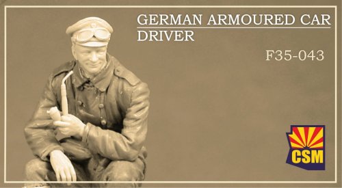 Przejdź do produktu Copper State Models CSM F35043 - 1:35 German Armoured Car Driver