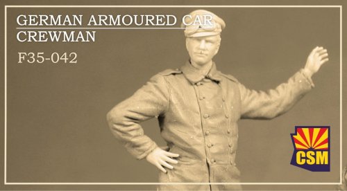 Przejdź do produktu Copper State Models CSM F35042 - 1:35 German Armoured Car Crewman