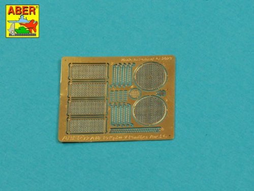 Przejdź do produktu Aber 72A18 - 1:72 Siatki fototrawione do czołgu Panther Ausf. G/F